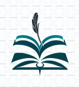 Offenes Buch und Feder